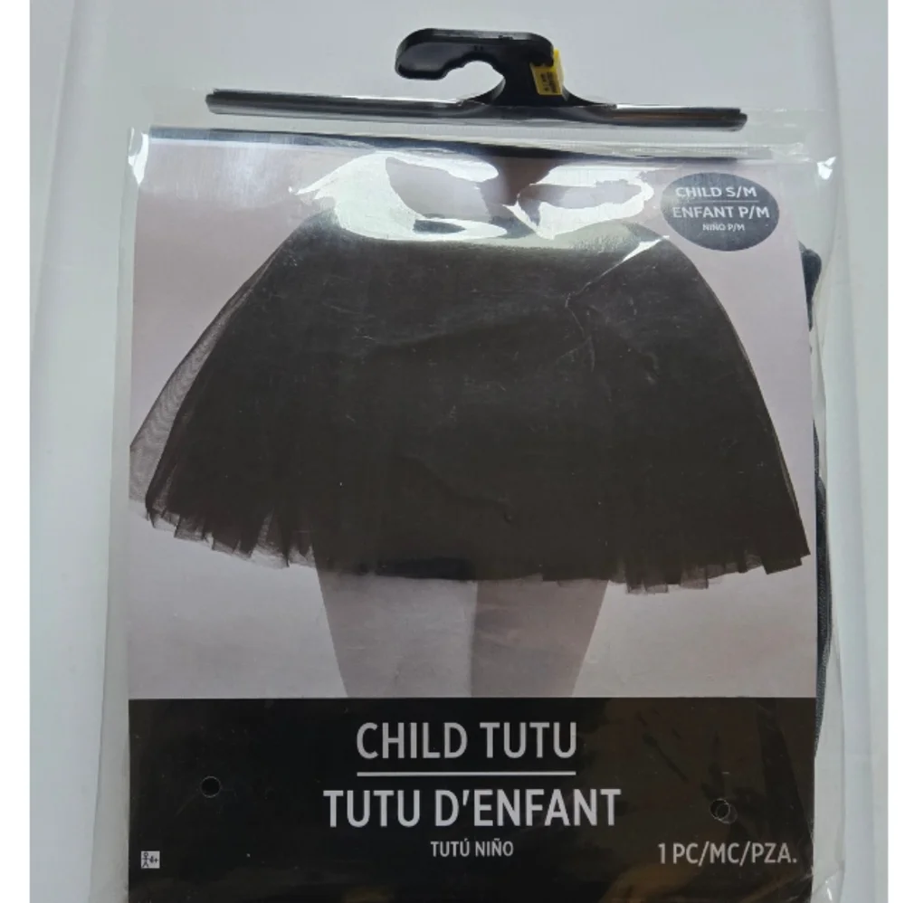 Childs Black Tutu  Skirt Small